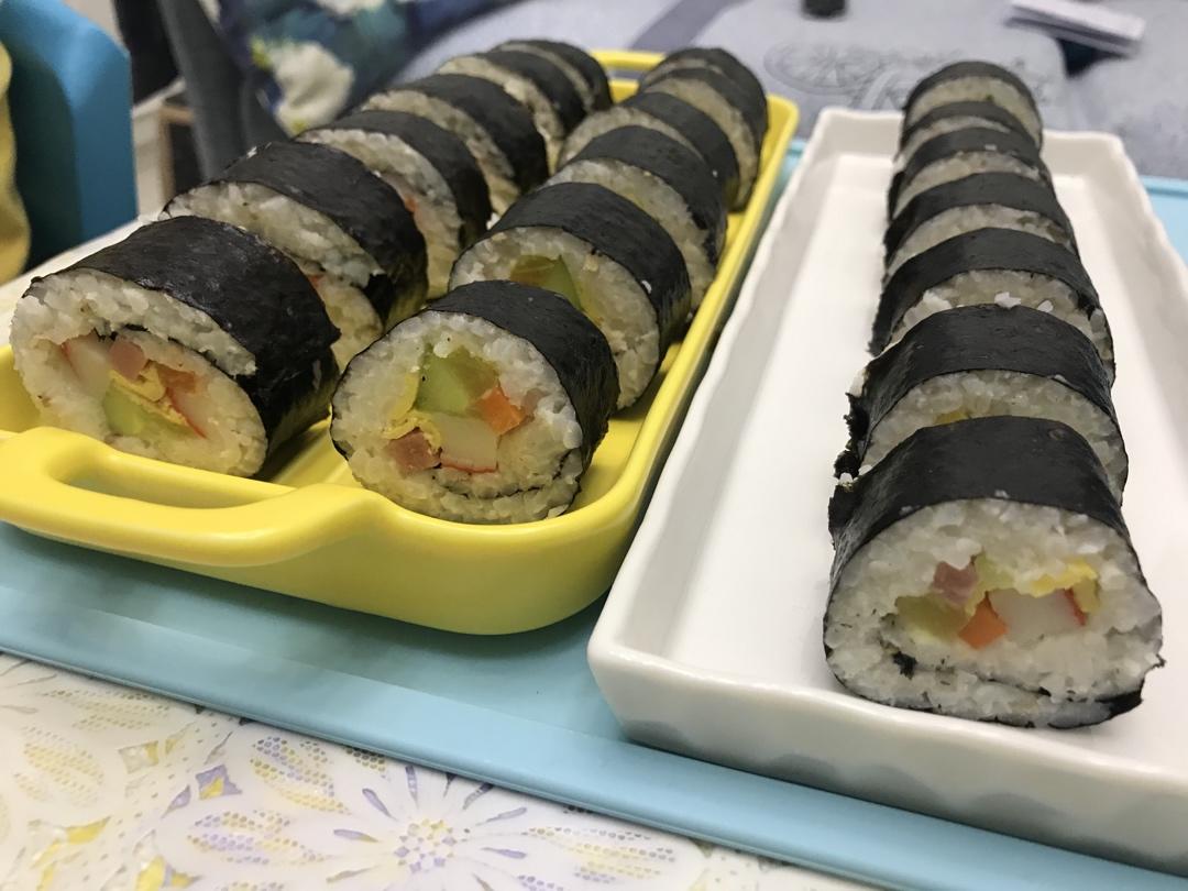 高颜值的紫菜包饭
