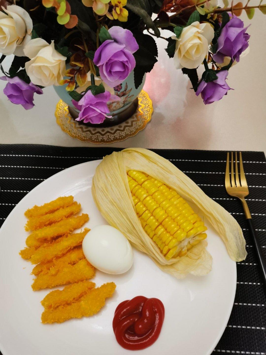 微波炉煮玉米