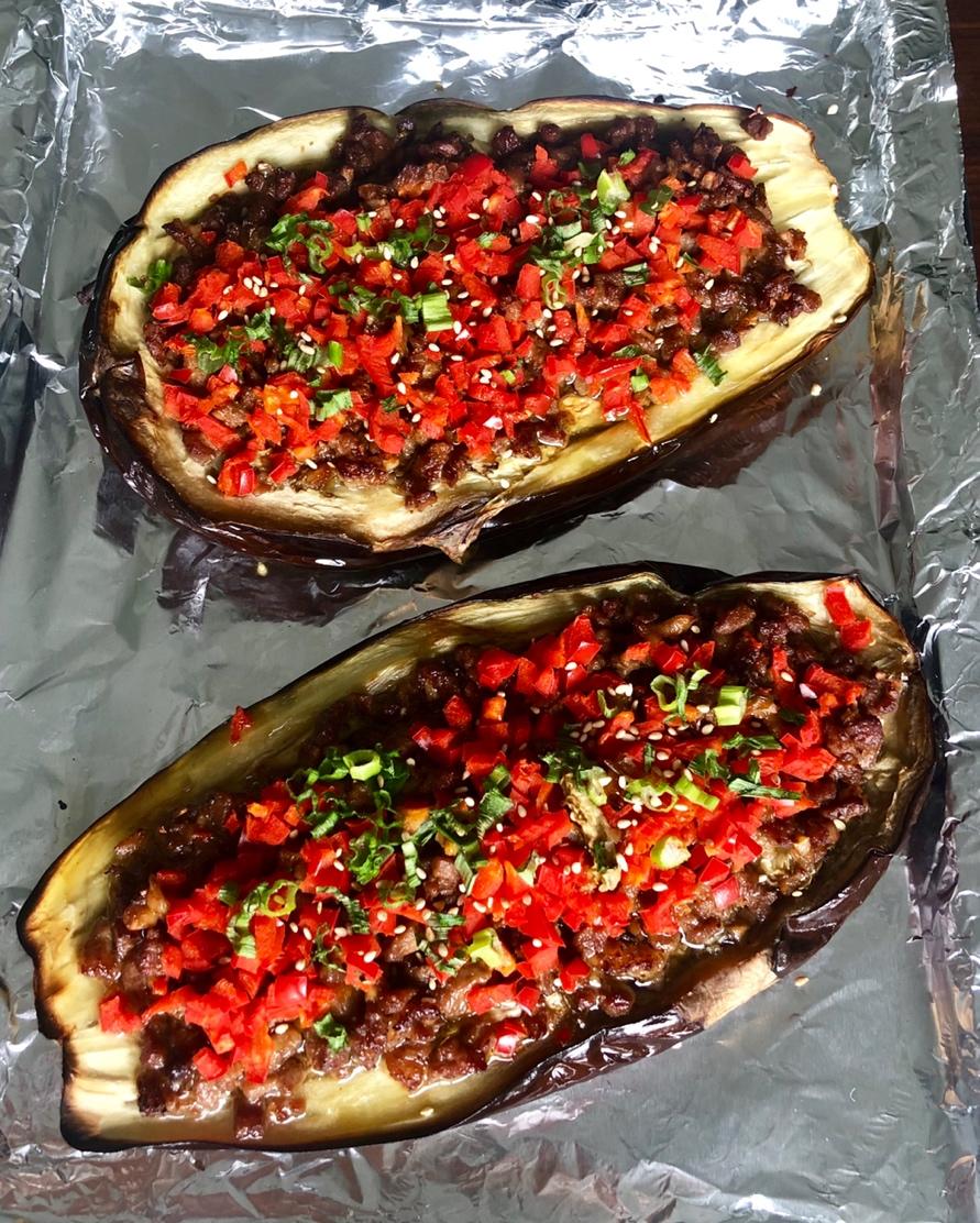 肉末烤茄子（烤箱烧烤）