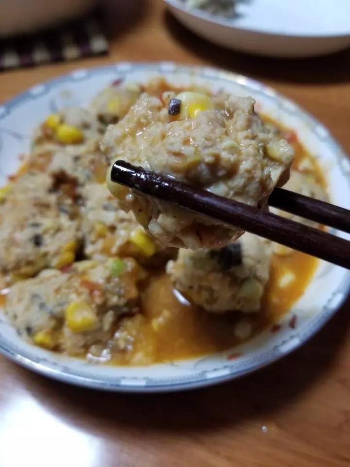 【番茄鸡肉丸】