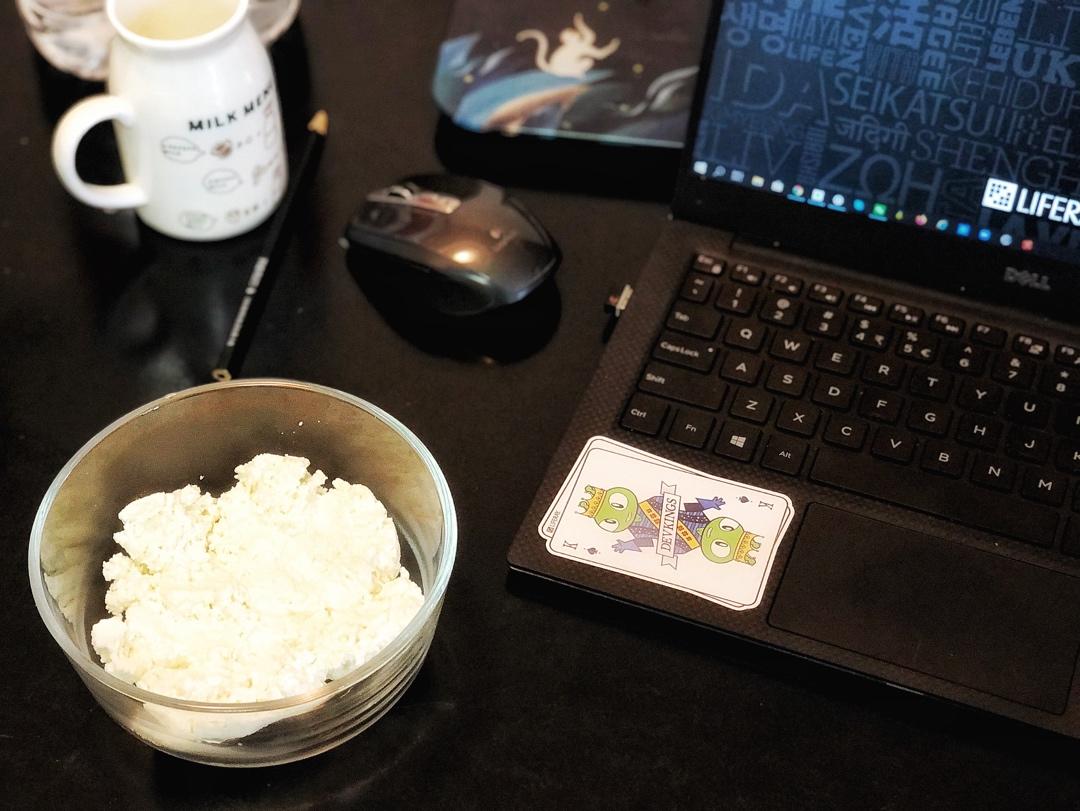 自制茅屋奶酪+快手吃法推荐（cottage cheese）丨健康·零食