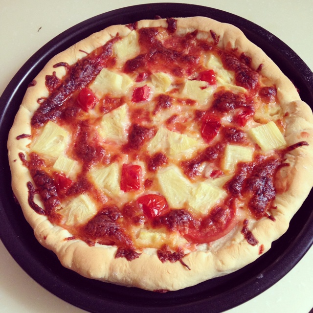 夏威夷pizza（附饼底冷冻法）