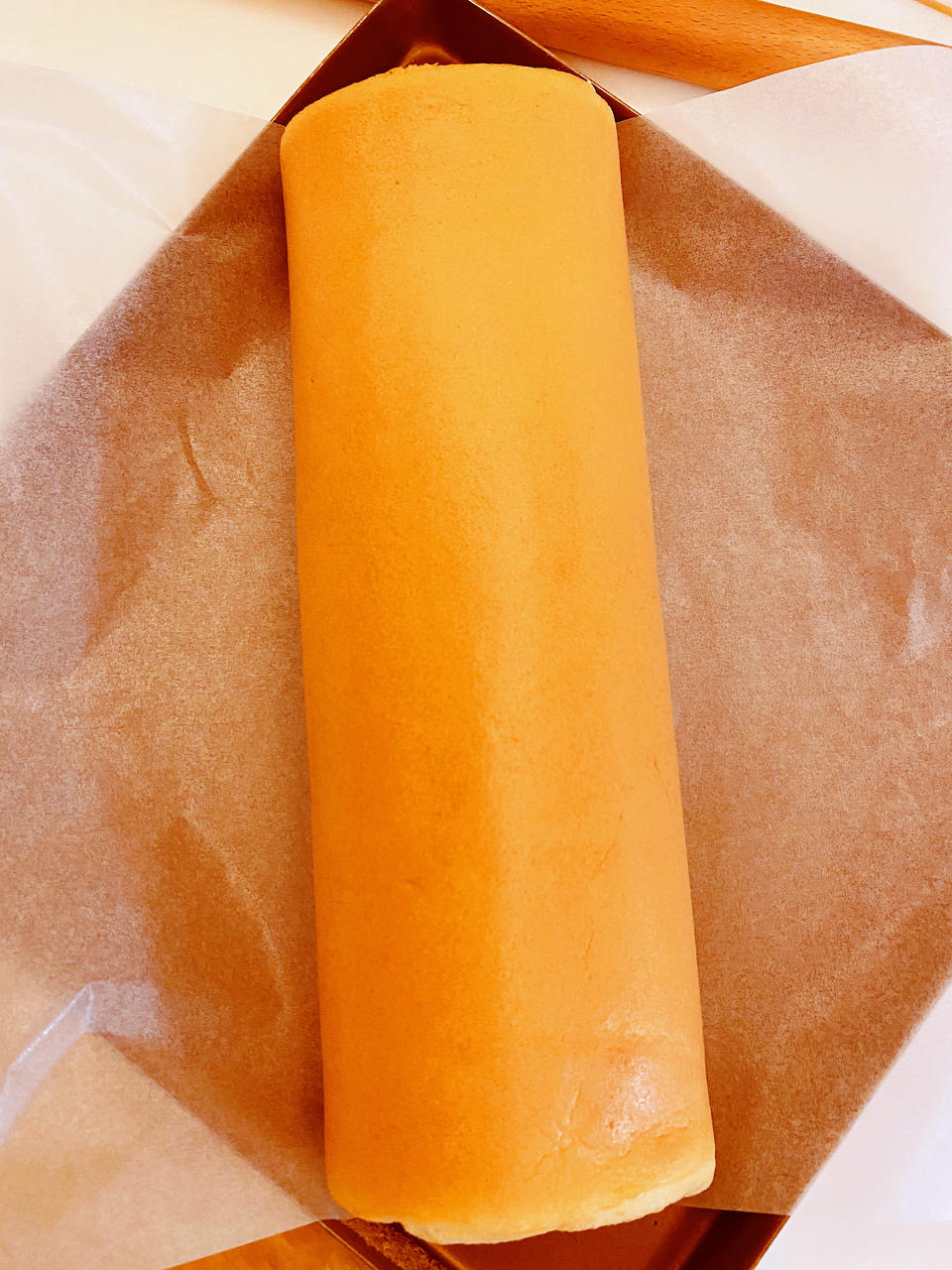 一口满满榴莲肉的榴莲多多奶油卷+不失败的O型卷卷法/蛋糕篇6：「厚卷」