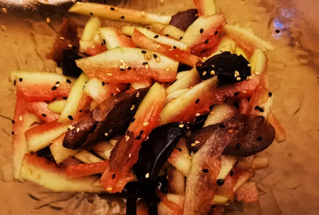 不爱西瓜🍉只爱西瓜皮系列之凉拌（酸辣）西瓜皮