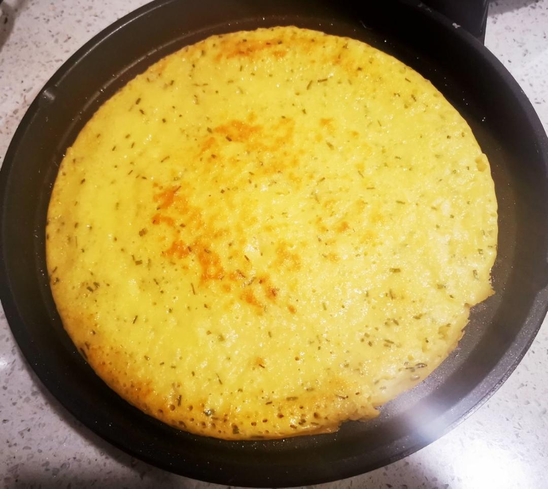 手不沾面做发面大饼