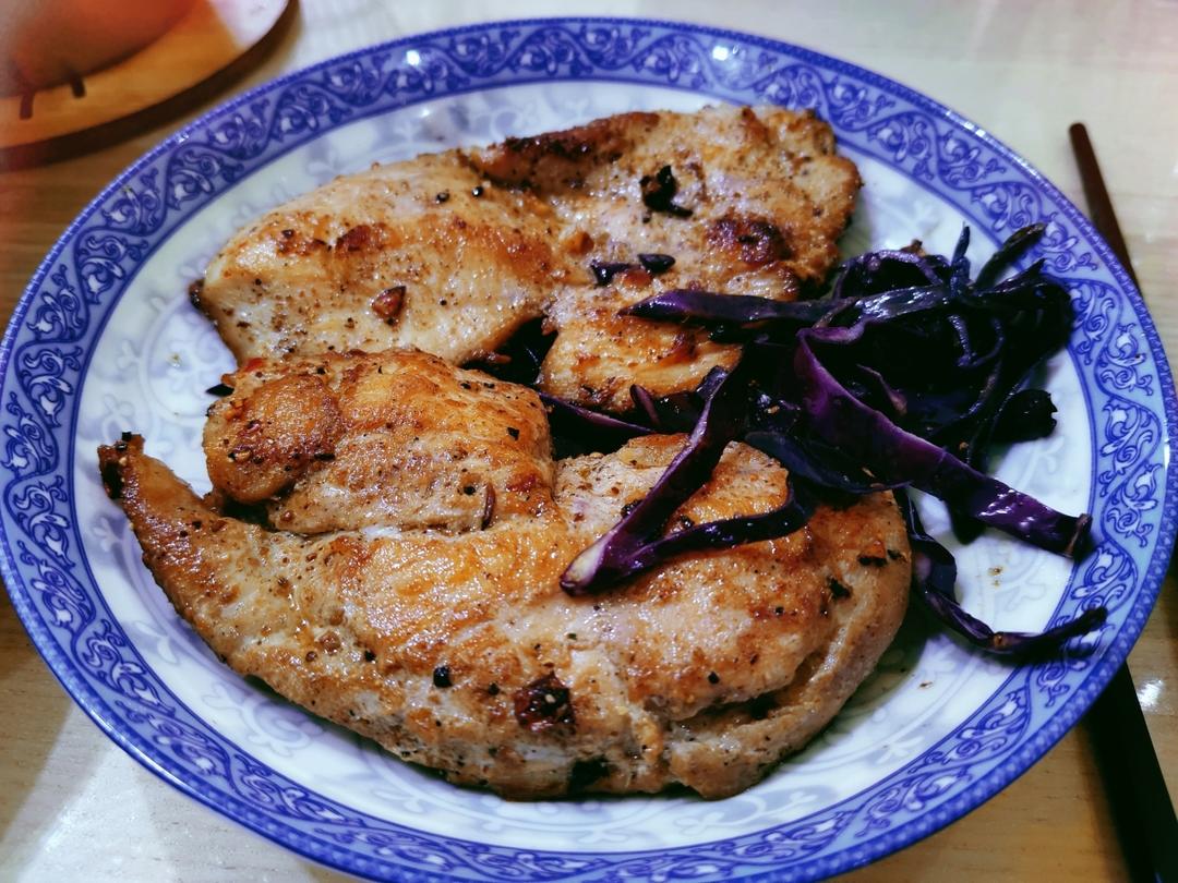 减脂期最爱的香煎鸡胸肉｜超好吃