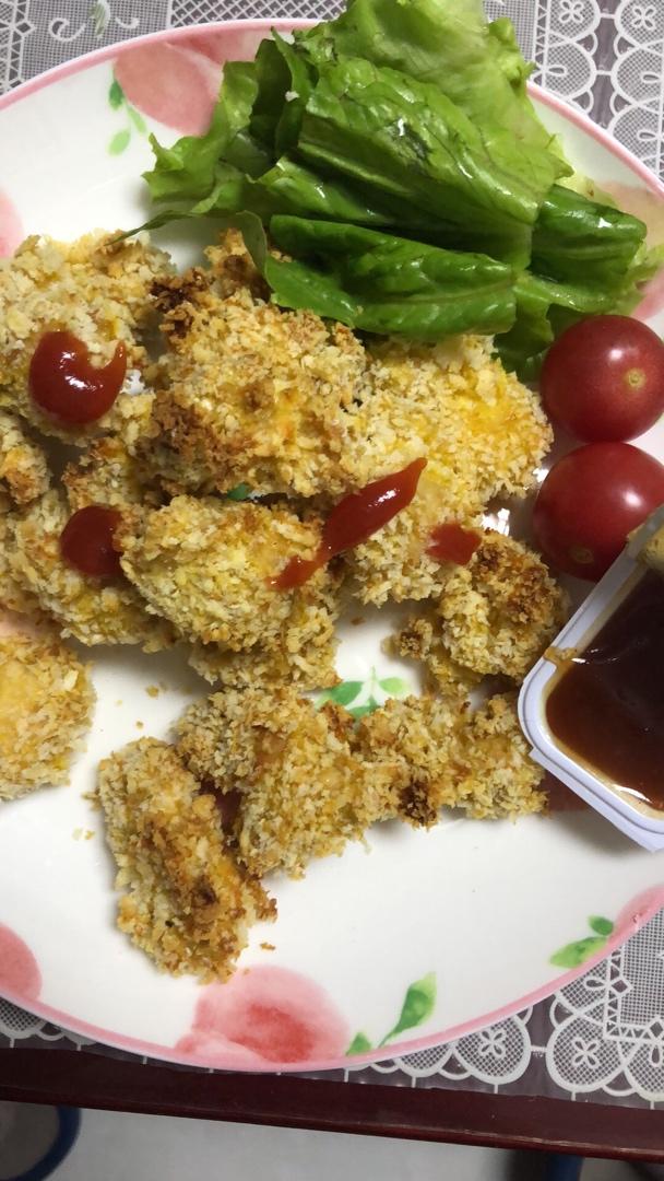 无油烤箱版鸡米花~低卡炸鸡 by牛奶和爱丽丝