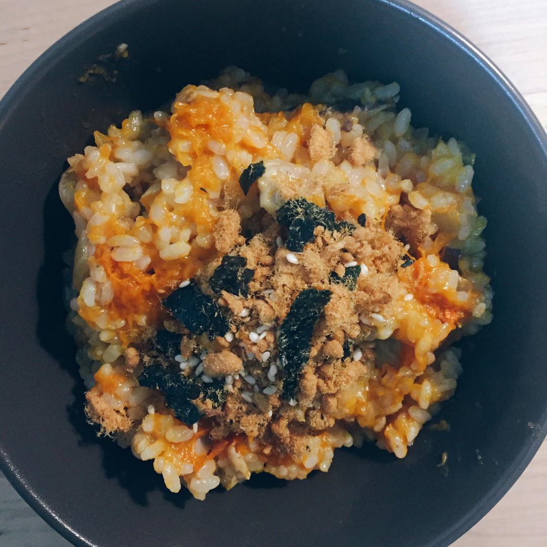 南瓜鸡肉饭