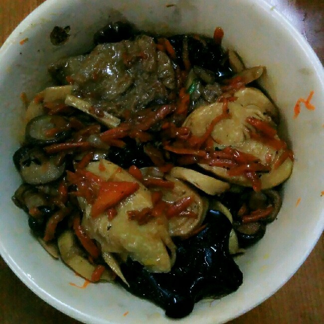 无敌蚝油小炒素 (耗油炒面筋)