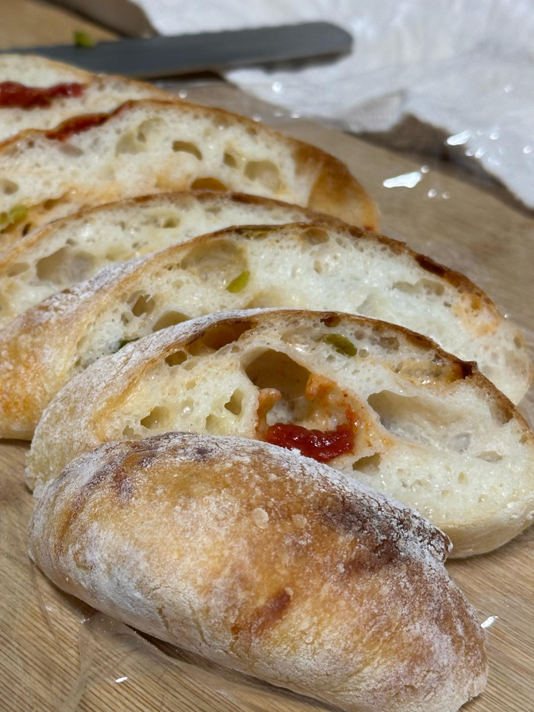 【ciabatta】家庭版恰巴塔，软乎乎的拖鞋面包