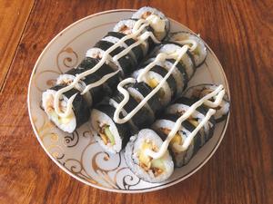 新的尝试-松茸鳗鱼寿司的做法 步骤4