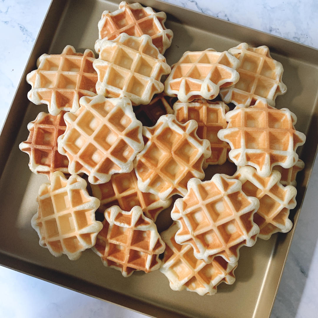 双重可可巧克力华夫饼（发酵版）