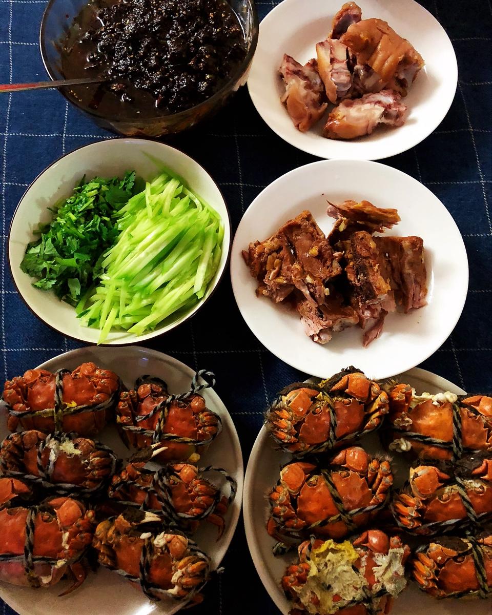清蒸大闸蟹