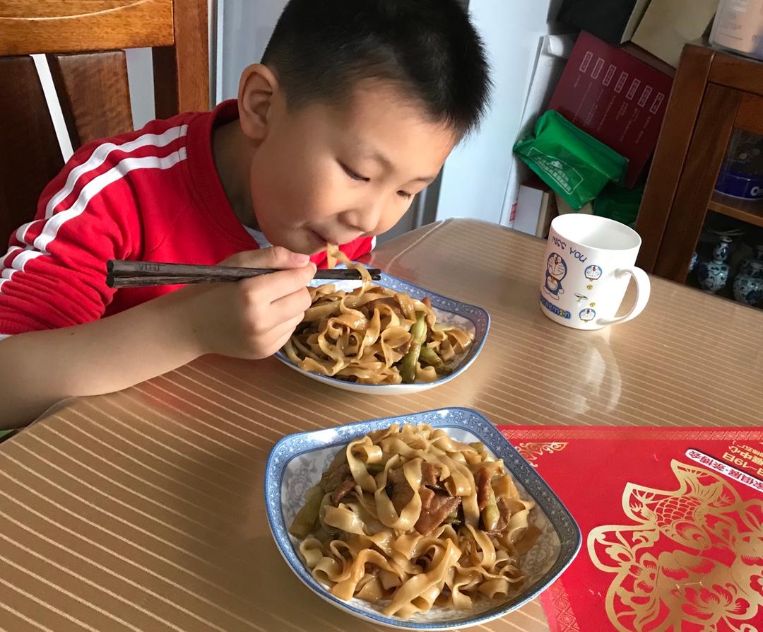 芸豆焖面（附万能的腌肉不老的办法）