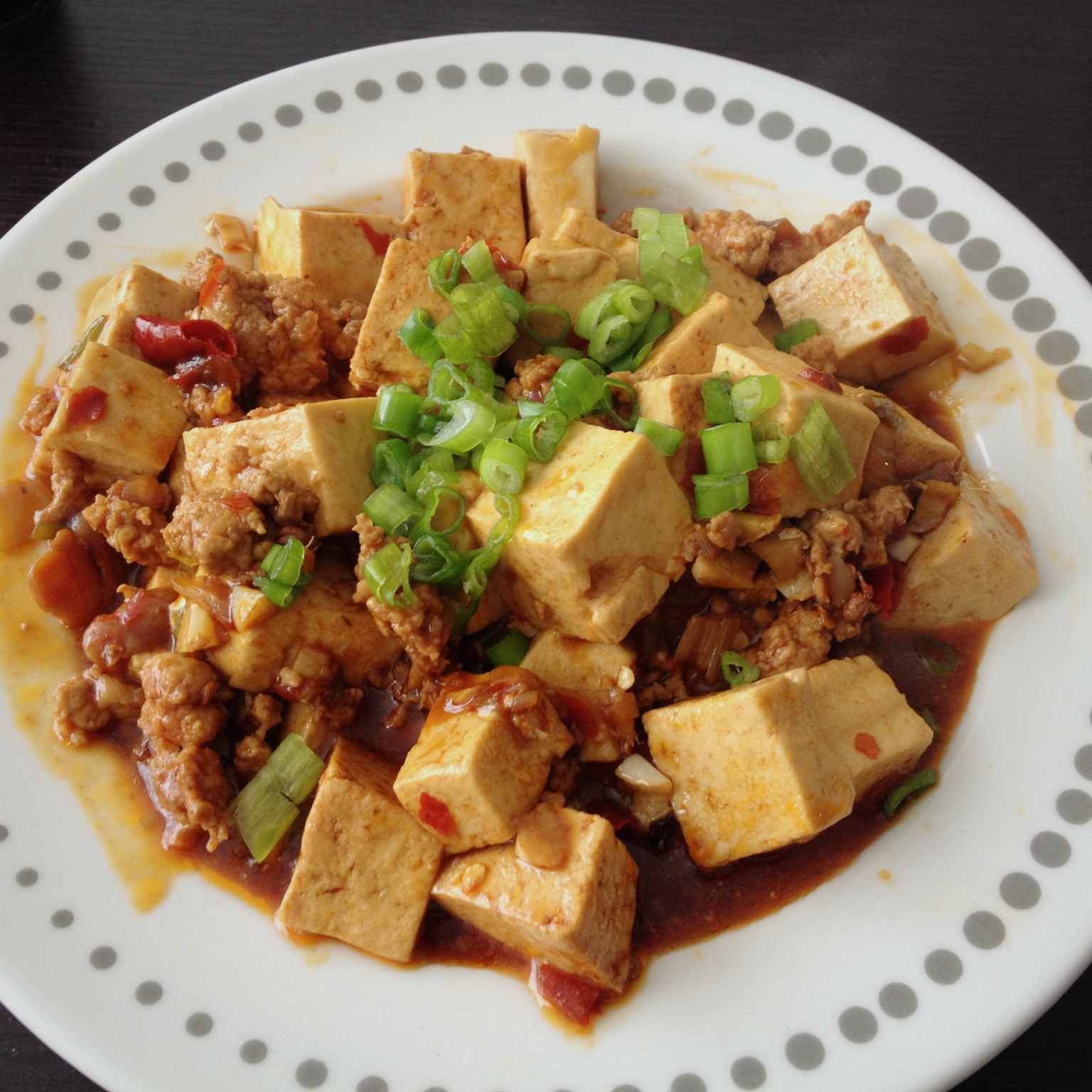 蒜香肉末烧豆腐