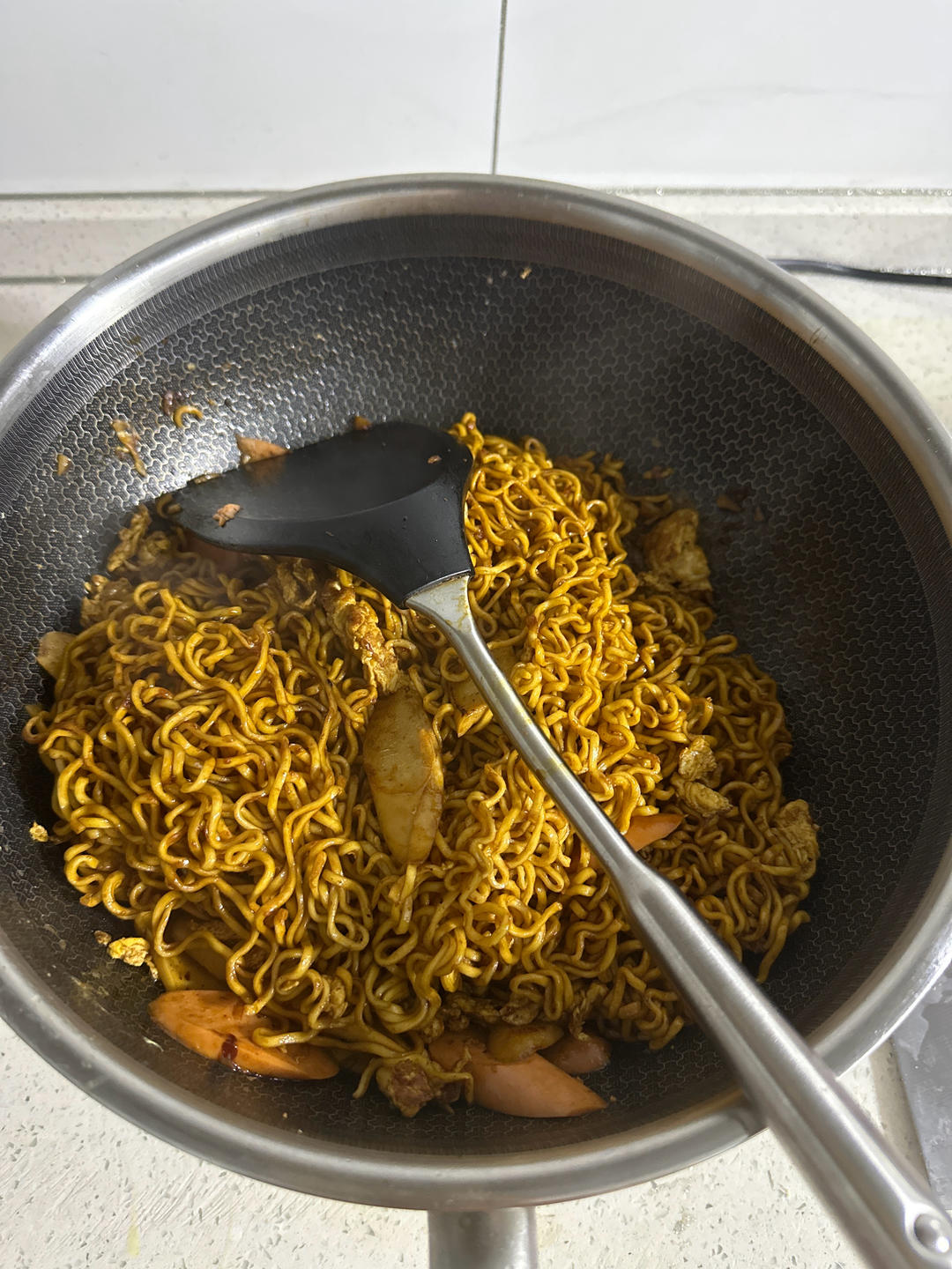 秒杀路边摊的炒方便面