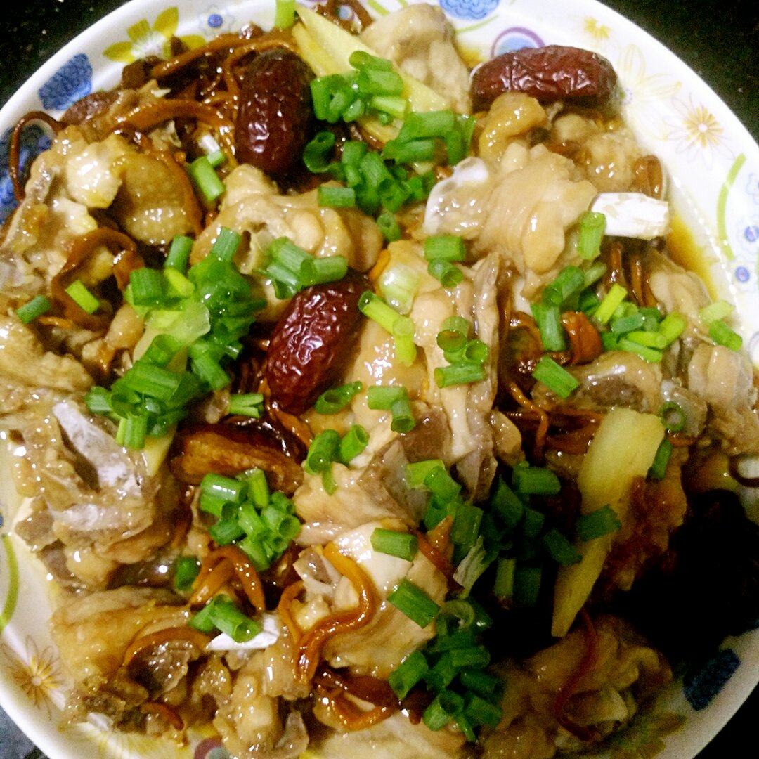虫草花蒸鸡