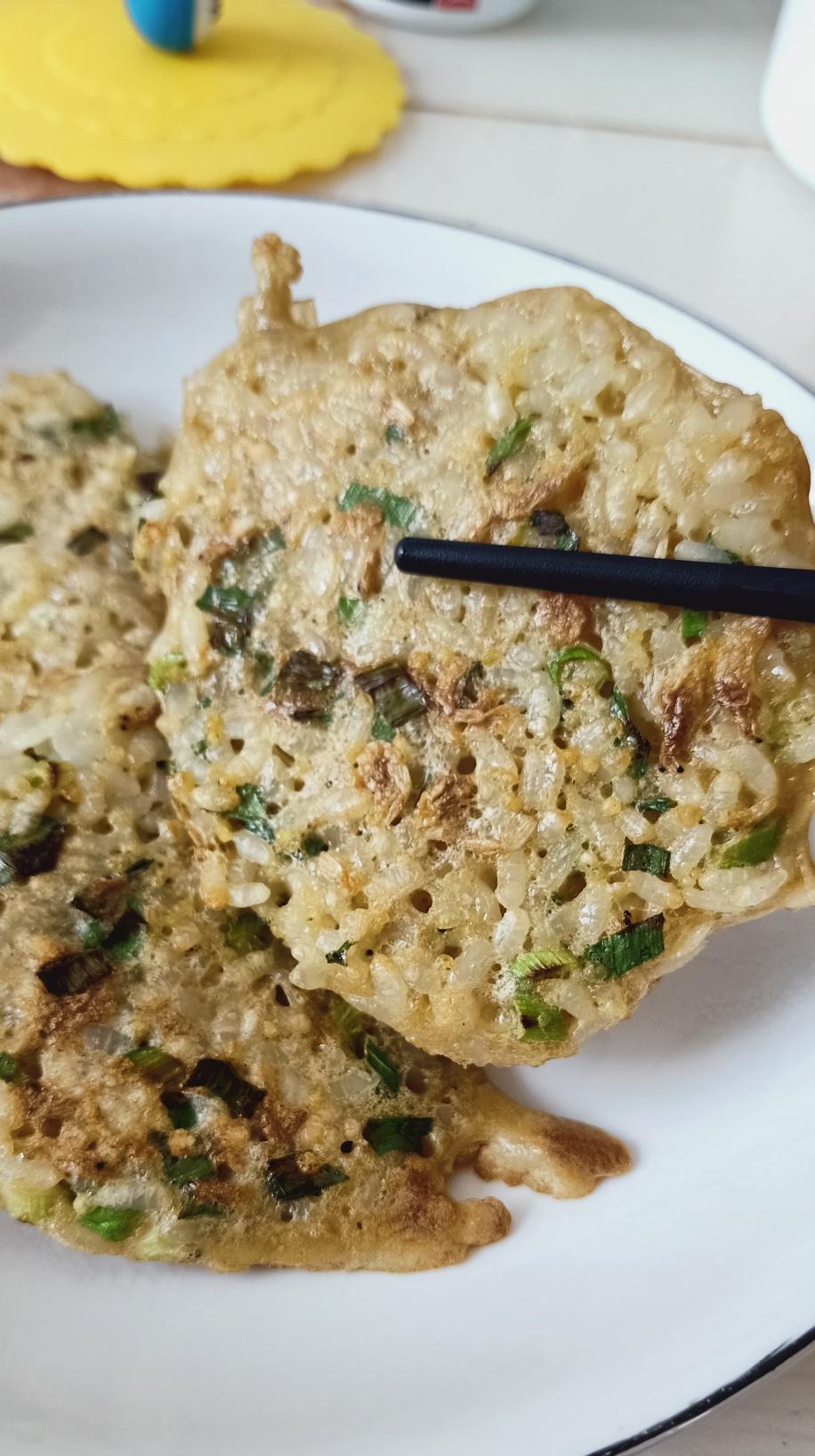 儿童早餐·好吃的米饭饼的做法