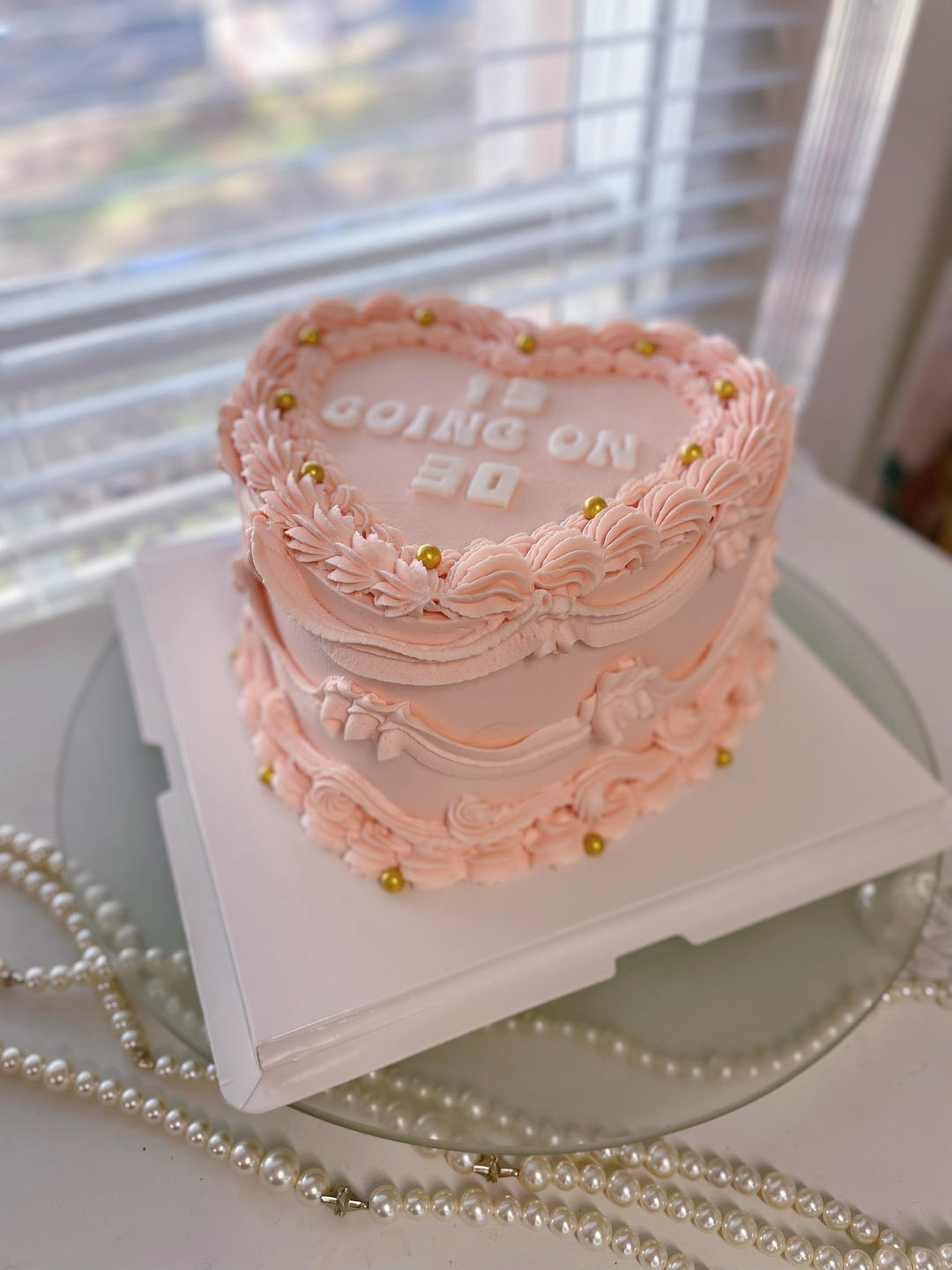 ins复古风奶油蛋糕