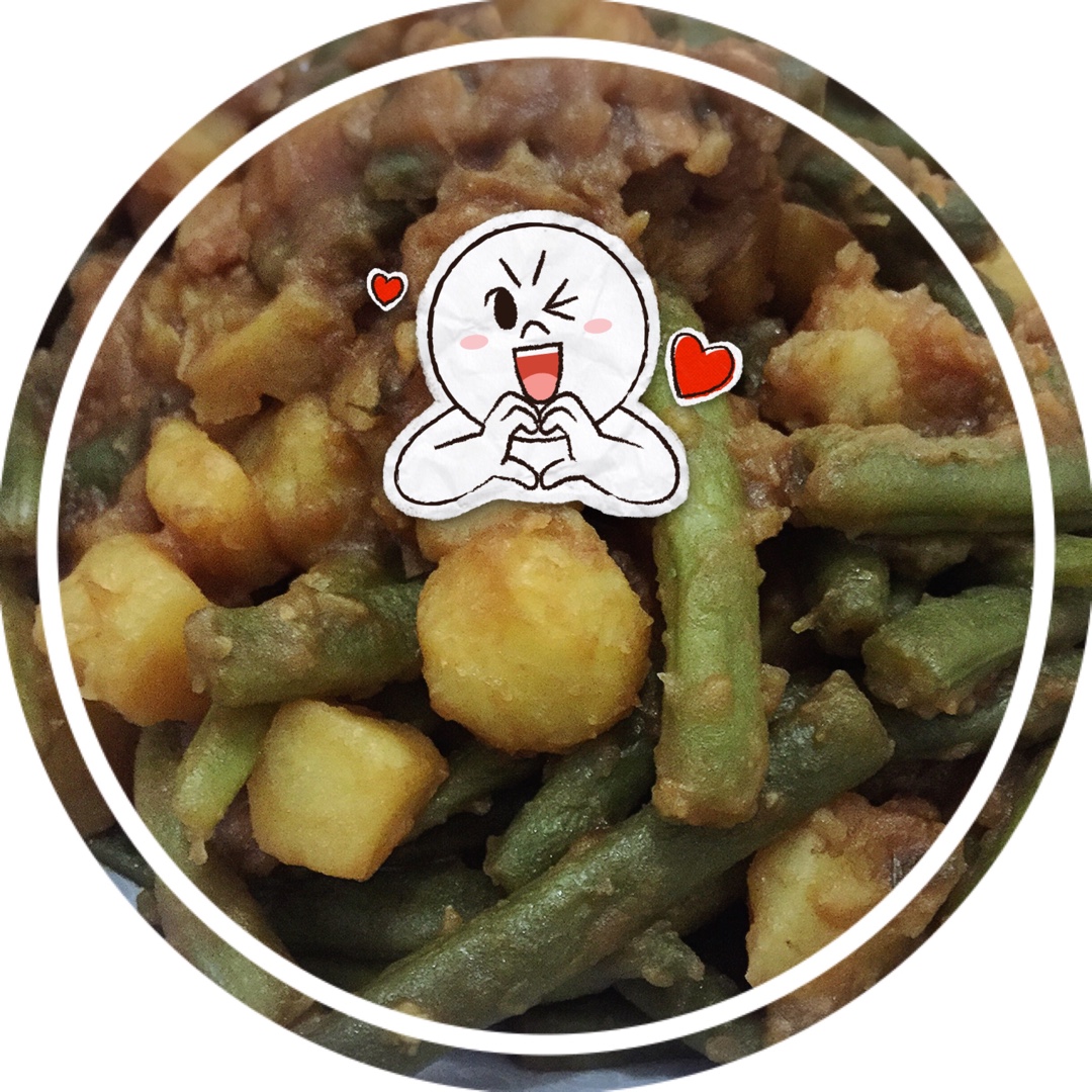 土豆炖豆角