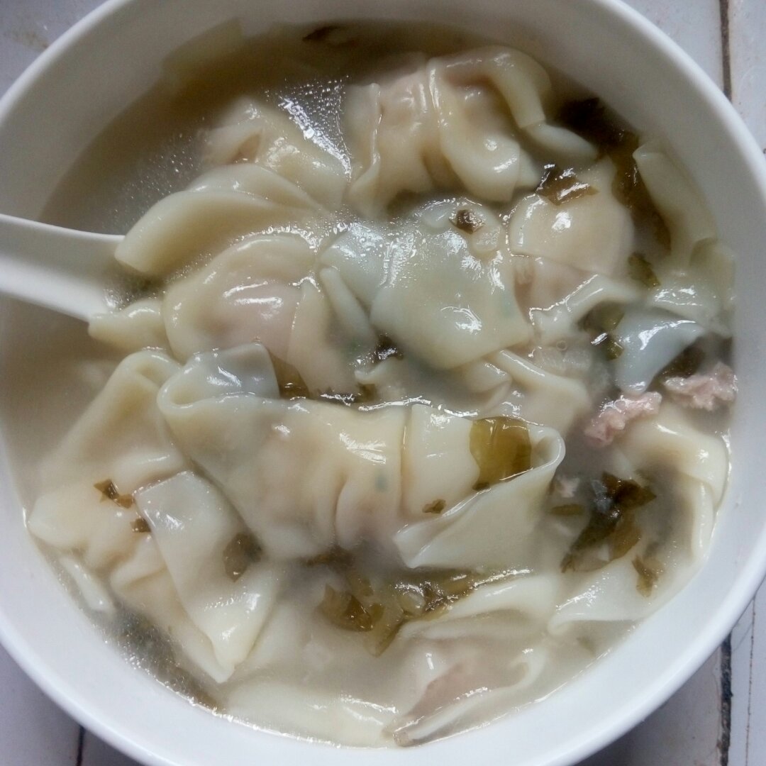 越努力越幸运lmgw做的紫菜馄饨