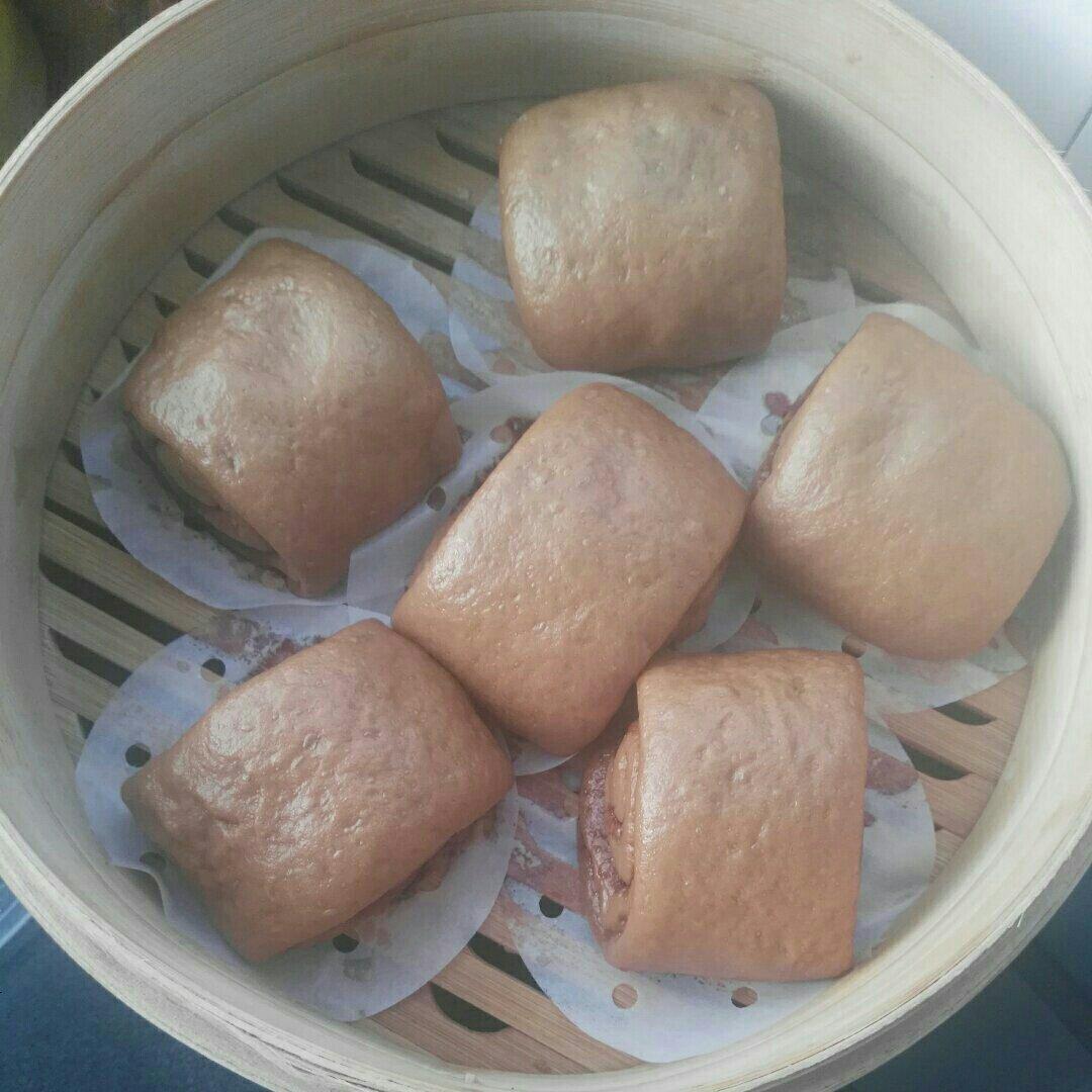 奶香红糖馒头