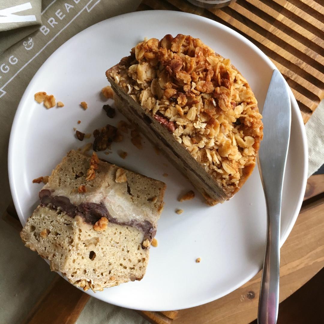 红豆香芋快手面包丨健康·烘焙