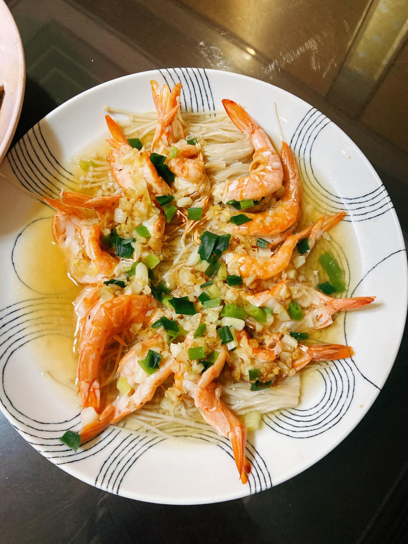 金针菇蒜蓉虾