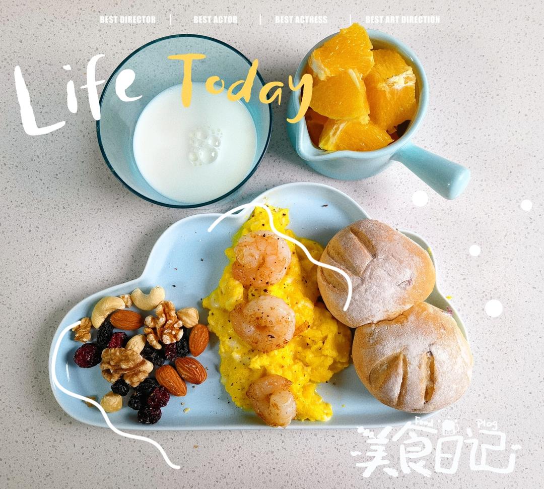 零基础蒜香黄油煎虾