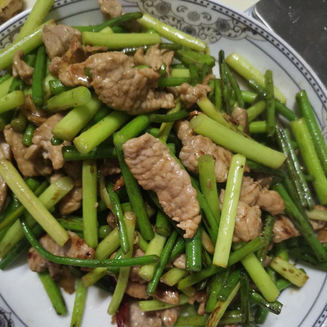 蒜苗炒肉