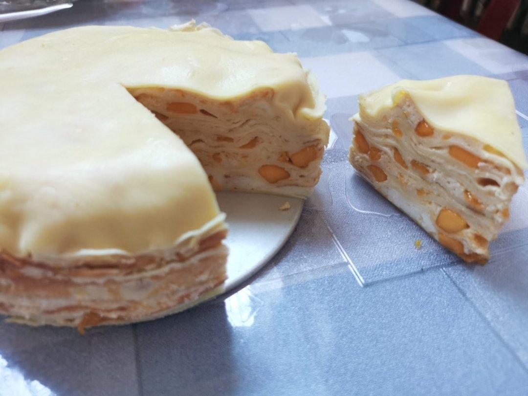 芒果千层蛋糕，100%成功告别煎皮无能