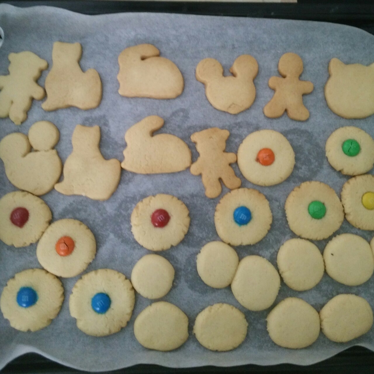 椰子味迷你MM豆曲奇小饼