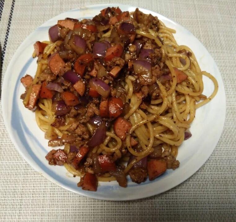 超简单的酸辣凉拌面