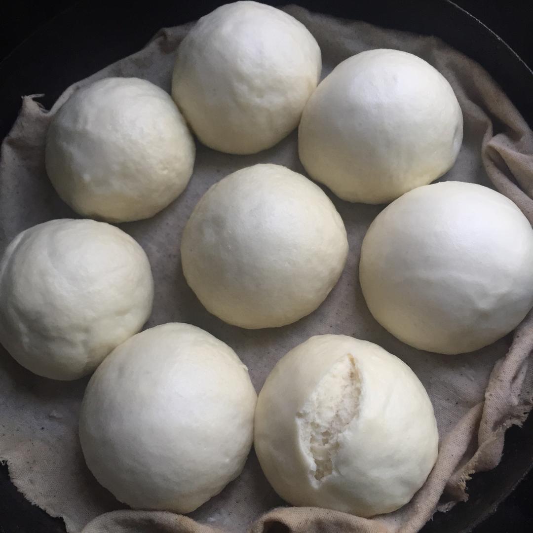 有着面包口感的红糖馒头（一次发酵）