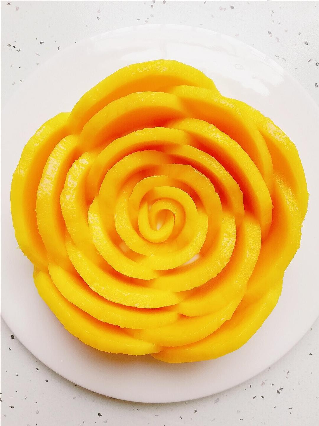 大米星人做的芒果花