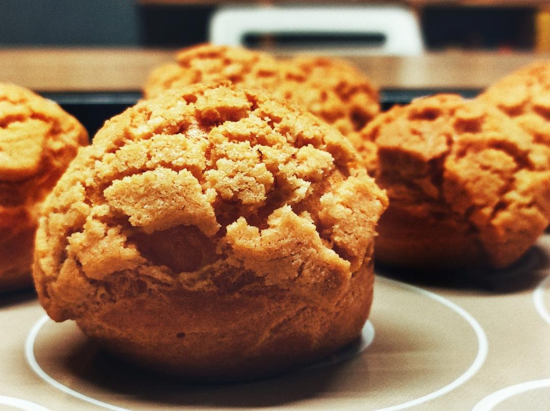 芝士卡仕达双馅酥皮泡芙