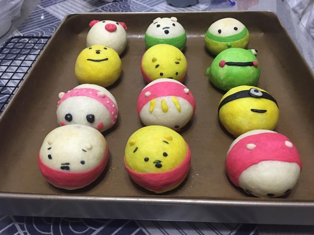 萌萌的卡通造型蛋黄酥，做法了解一下