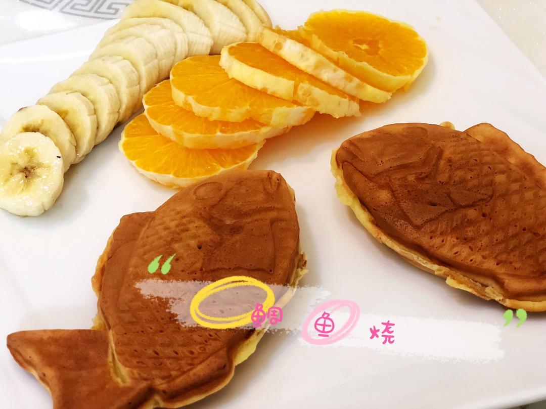 蜂蜜红豆麻薯鲷鱼烧—Kenwood松饼机