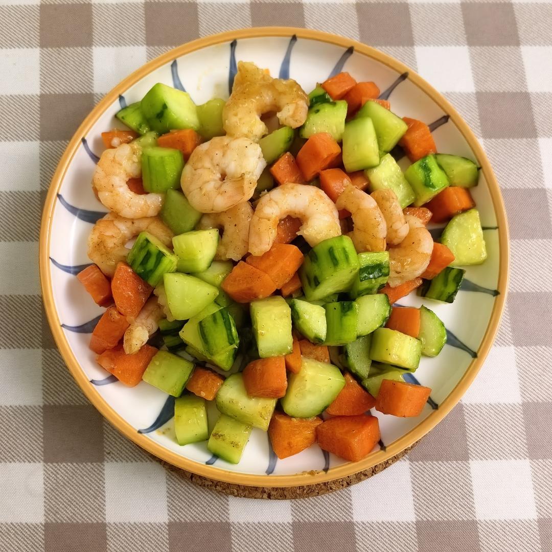 三色炒虾仁