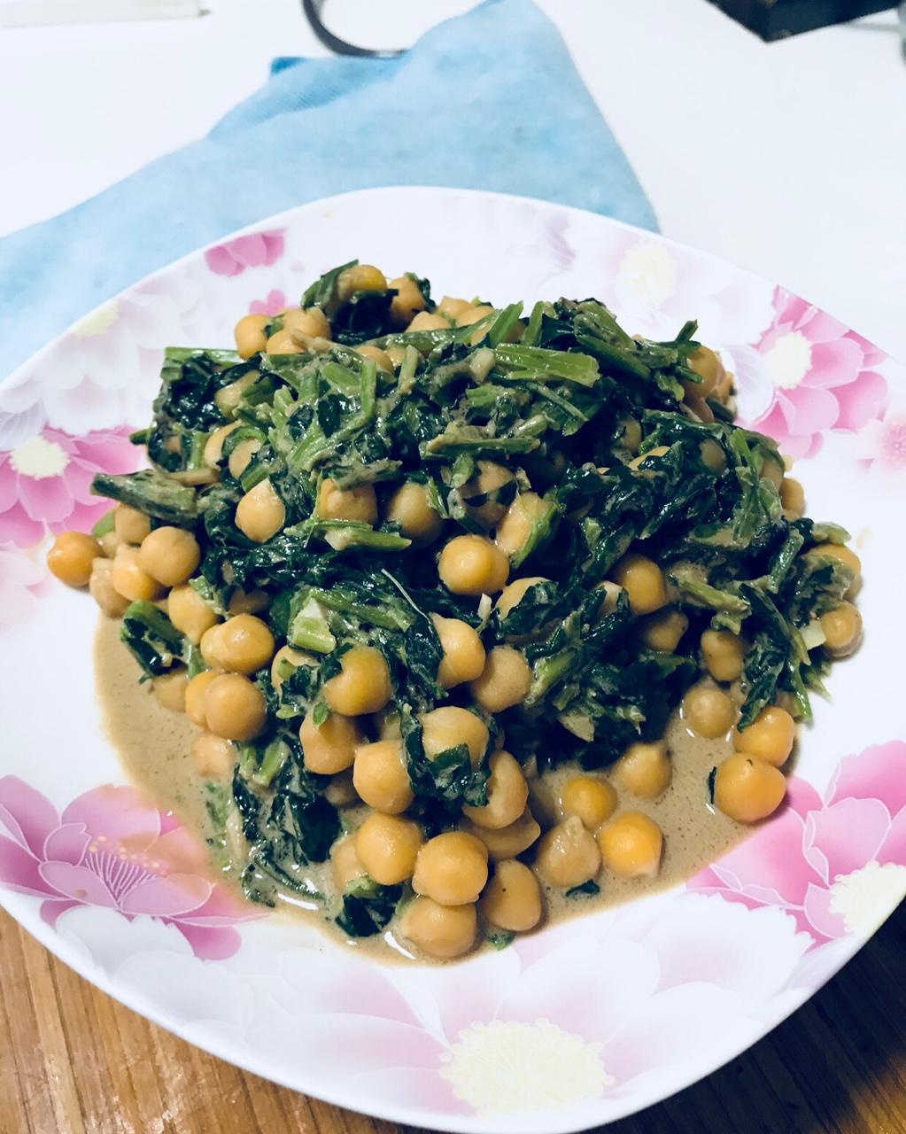 菠菜鹰嘴豆温沙拉 【冬天也可以愉快吃的沙拉】