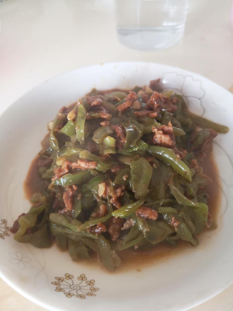 青椒炒肉丝