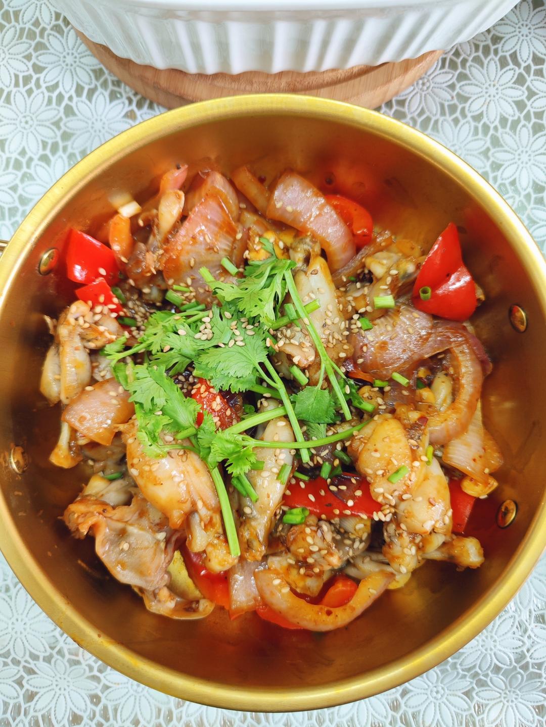 干锅牛蛙