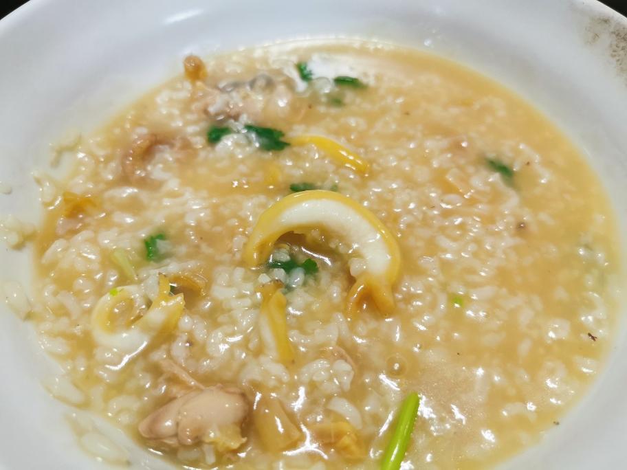 干贝鲍鱼鸡肉粥