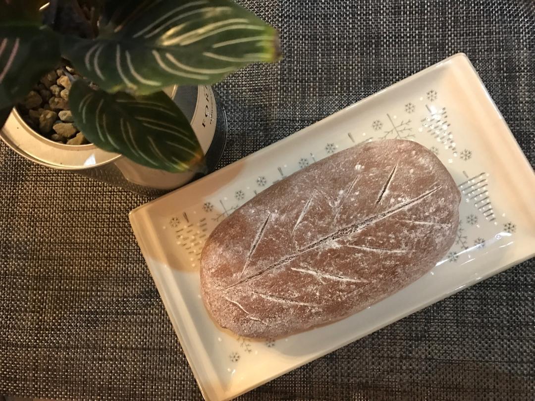 可可麻薯紫米软欧