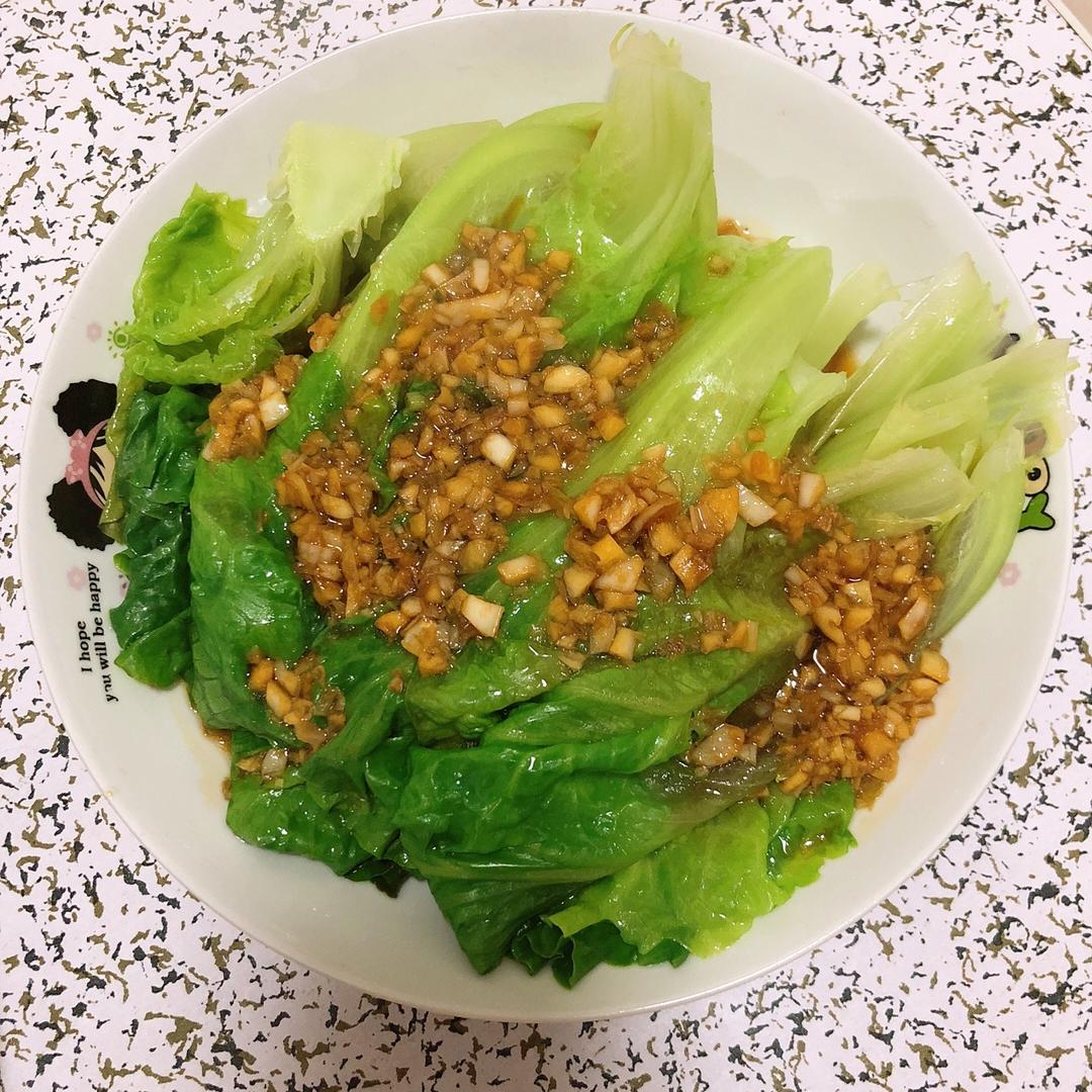 maggie周小姐姐做的蚝油生菜