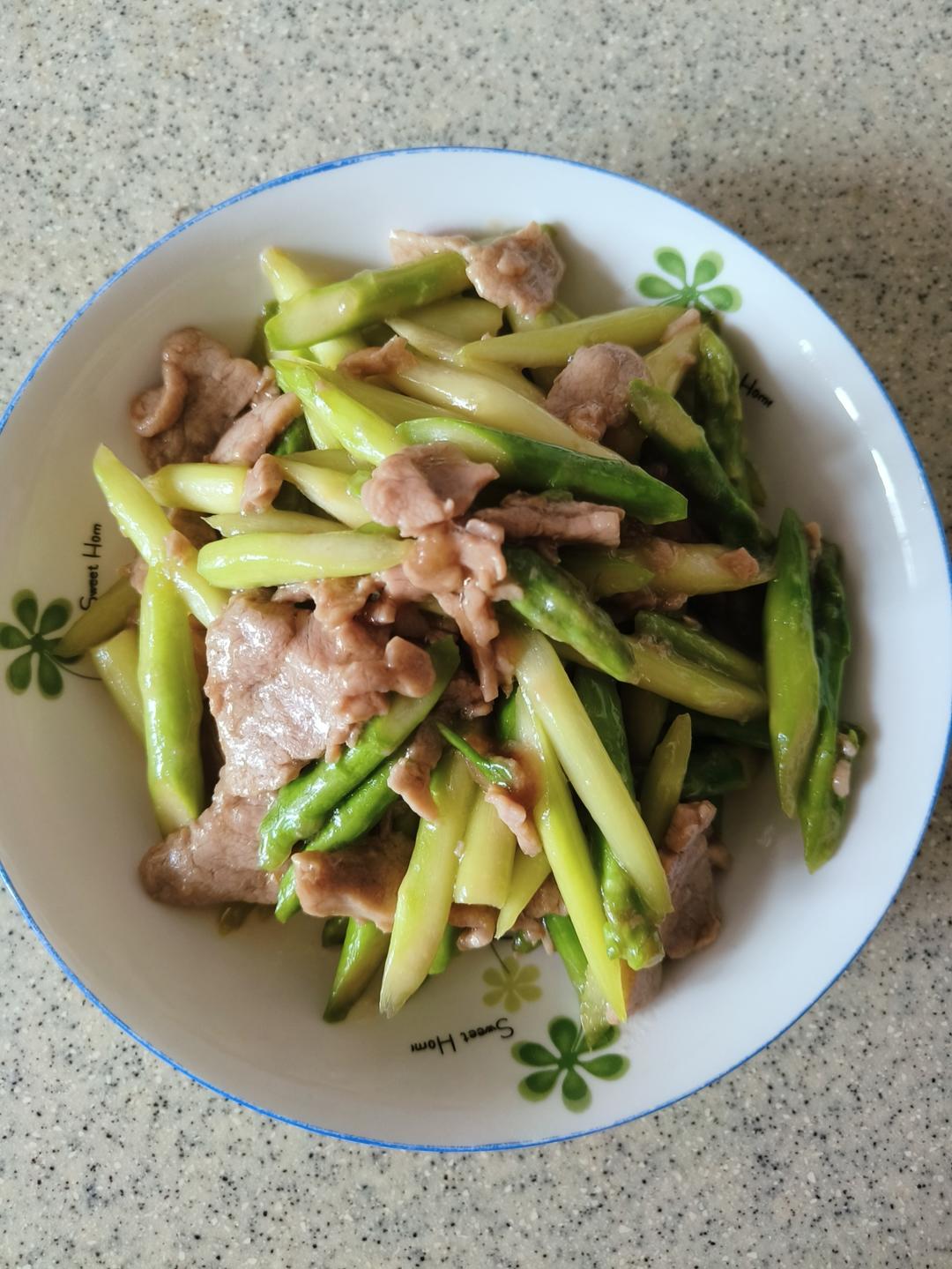 芦笋炒肉