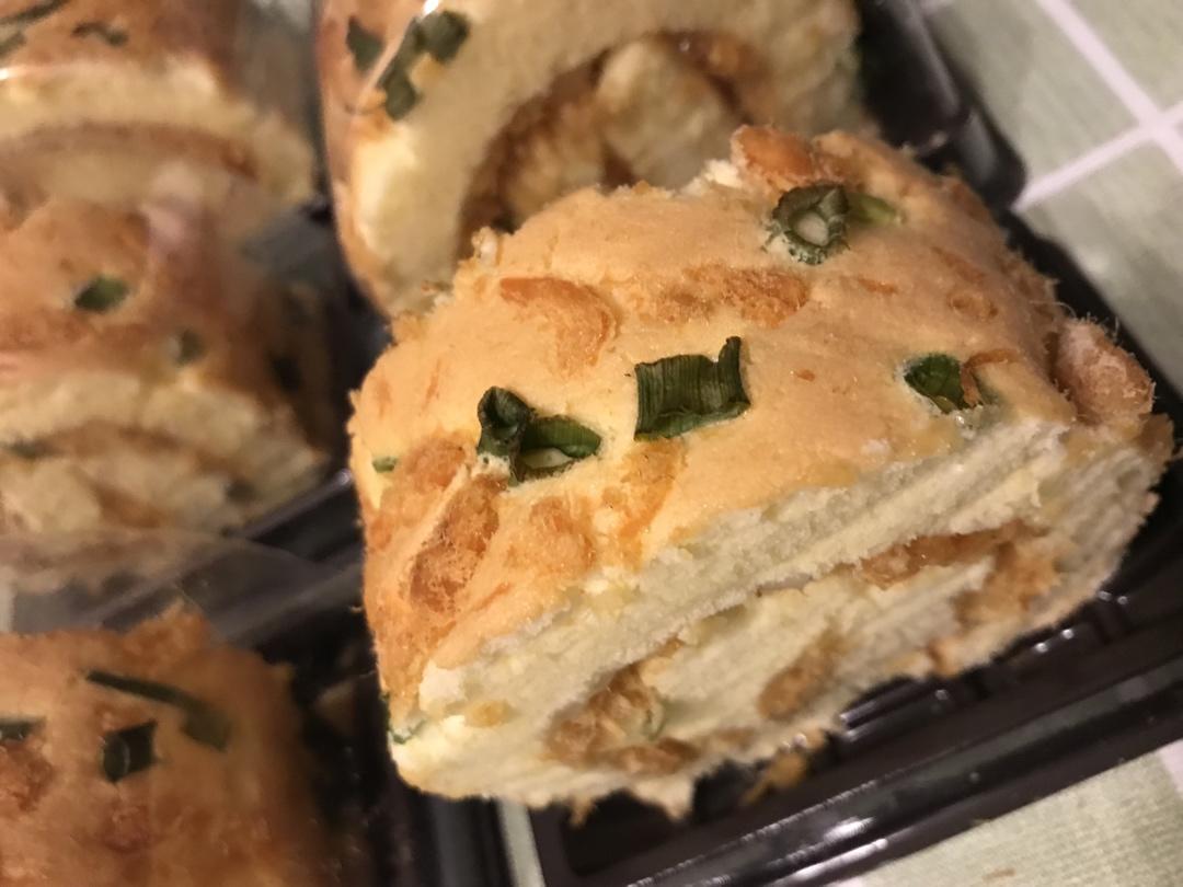 香葱肉松蛋糕卷