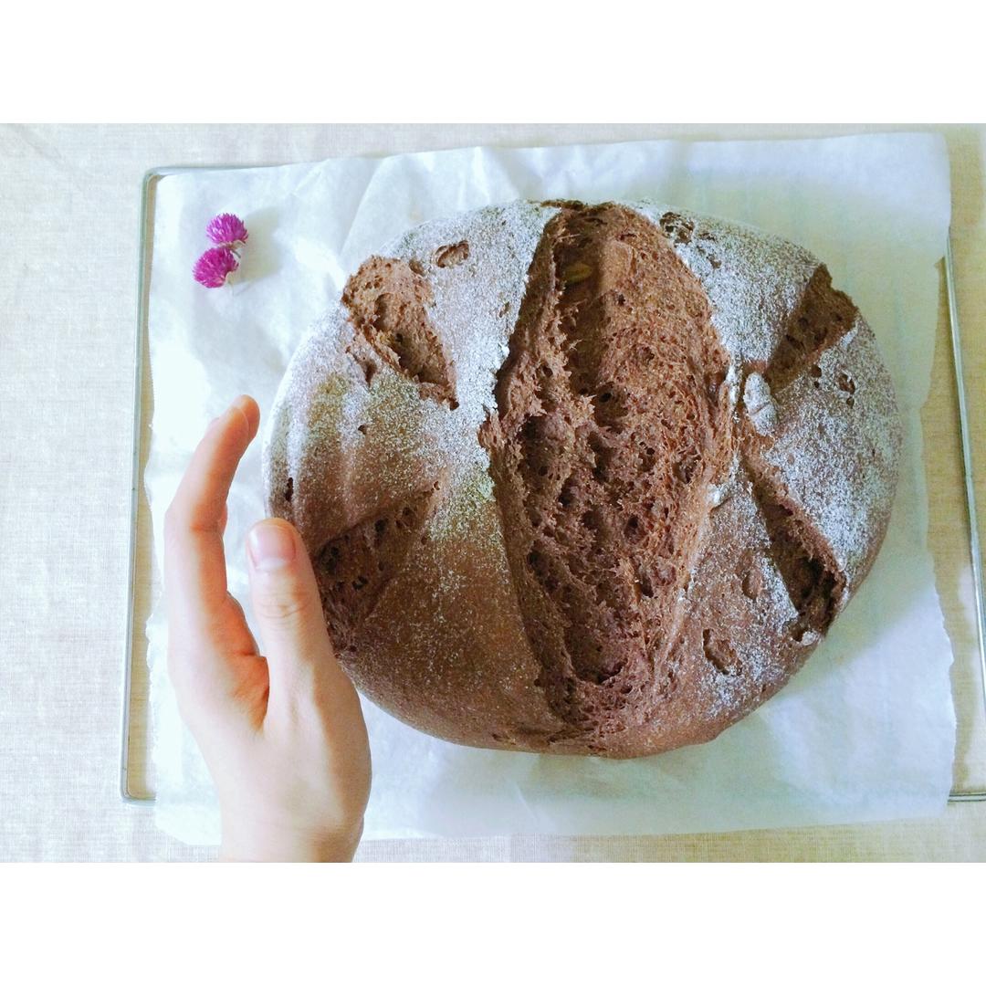 香蕉巧克力软欧
