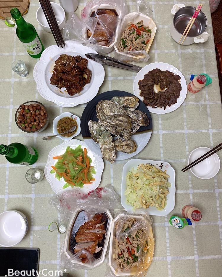 和oppa一起的美食