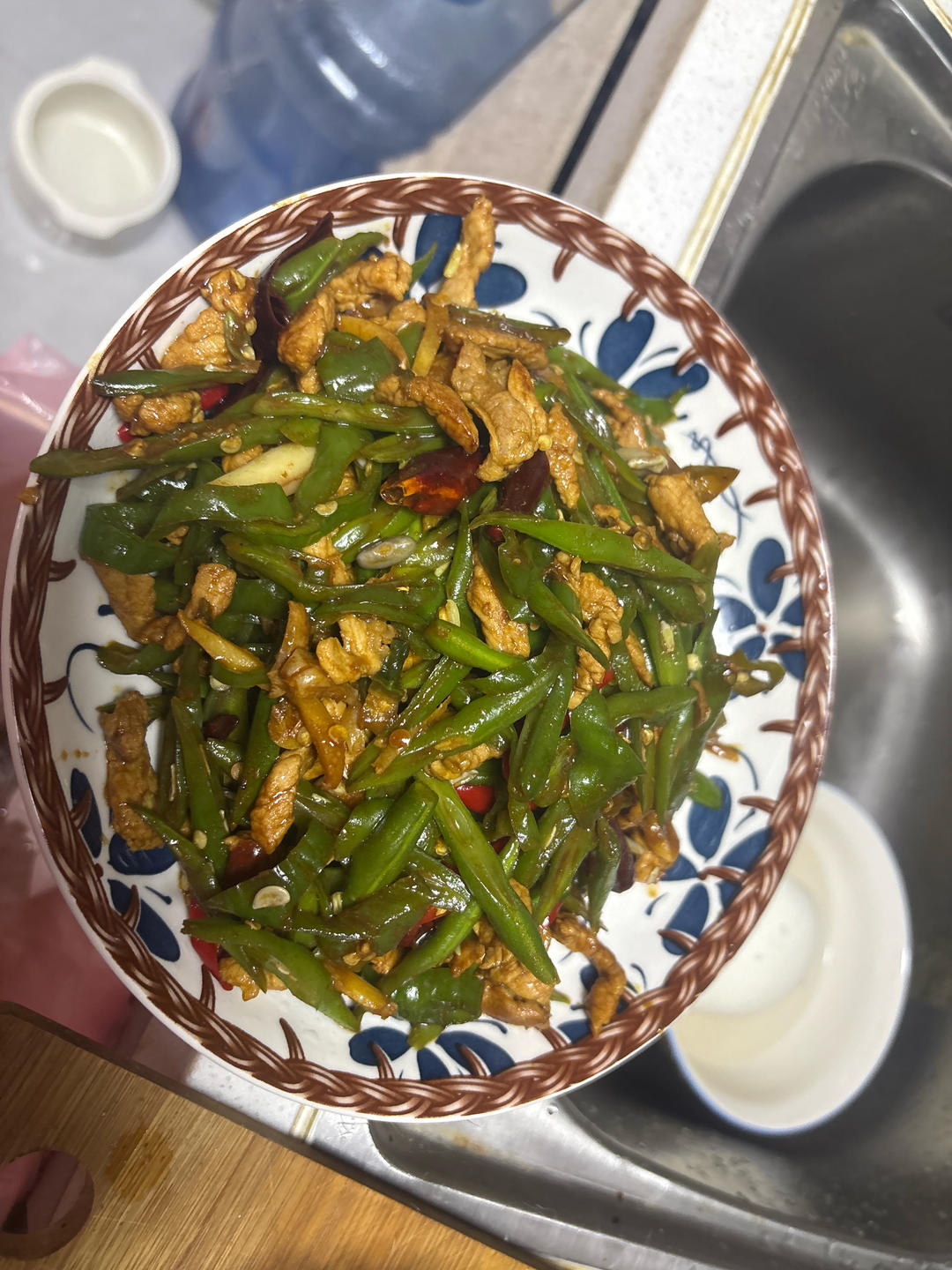 家常四季豆炒肉